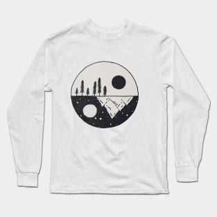 Sun and Moon Long Sleeve T-Shirt